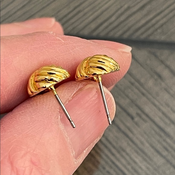 Vintage Gold-tone Tassel Earrings - Chain Tassel Earrings - Picture 6 of 16